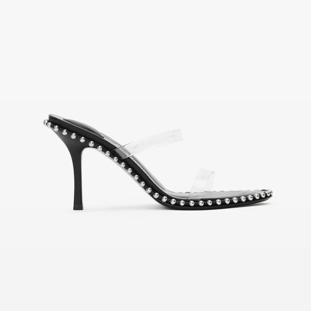 Alexander Wang Nova 85mm Strappy PVC Sandals